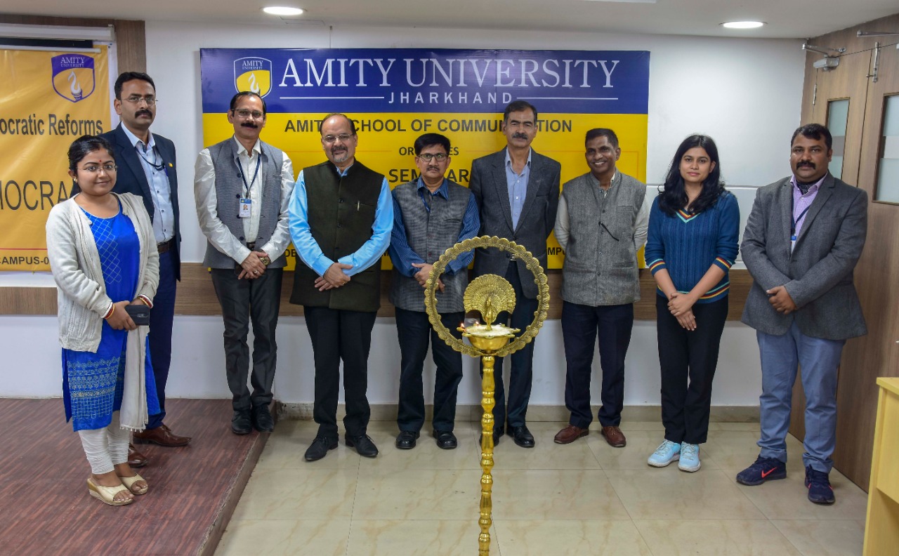 ADR team with Dr. R.K.Jha, Vice-Chancellor & faculty of Amity University
